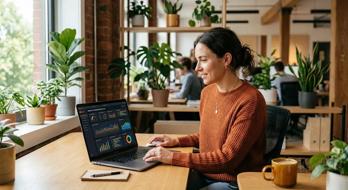Virtual assistant using AI and digital tools to support a growing business