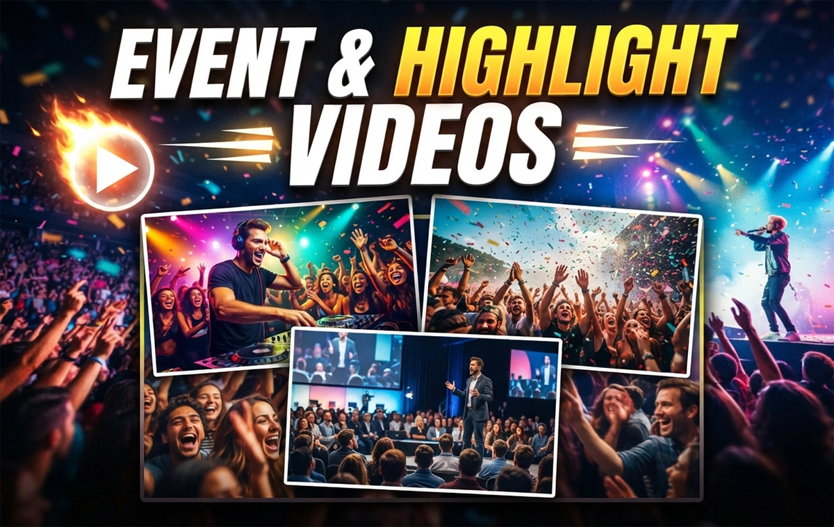 Event highlight and promotional video production